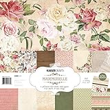 Kaisercraft PK539 N/A Paper Pack 12"X12" 12/Pkg-Mademoiselle
