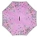 owen kyne Windproof Double Layer Folding Inverted Umbrella, Self Stand Upside-down Rain Protection Car Reverse Umbrellas with C-shaped Handle (Pink Butterfly)