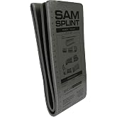 SAM Medical SAM Splint XL, Charcoal Gray, 36" x 5.5" - 1 Count | Flat Fold, Moldable Aluminum Foam, For Fractures, Sprains &amp; Strains, 1 Count