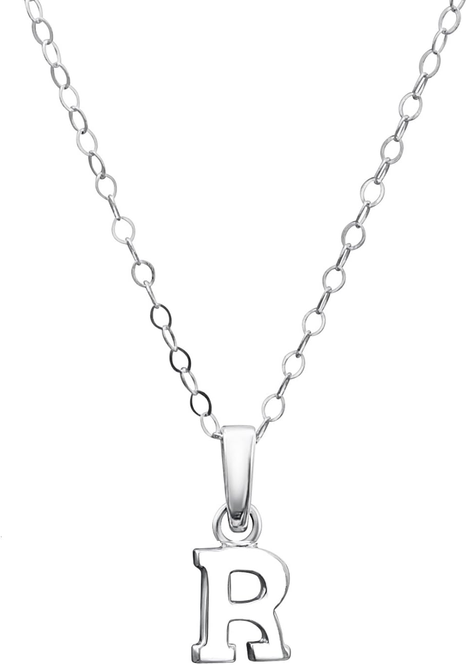 Jo For Girls Sterling Silver Initial R Pendant
