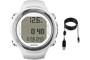 Suunto D4i Novo White with compatible USB Cable