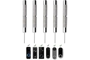 AYWFEY 5 Pack Doorbell Removal Pin, Release Key Security Removal Tool Replacement, Remove Video Doorbell from Mount Compatible with Nest Video Doorbell Arlo Video Blink Google Nest Eufy Video Doorbell