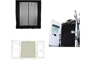 VanEssential REAR DOOR BUG SCREEN ONLY Designed for Ram Promaster HIGH ROOF ONLY - CENTER ZIPPER CLOSURE