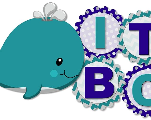 Amazon Com Whale Baby Shower Banner Party Decoration Supplies For Amazon Com Whale Baby Shower Banner Party Decoration Supplies For