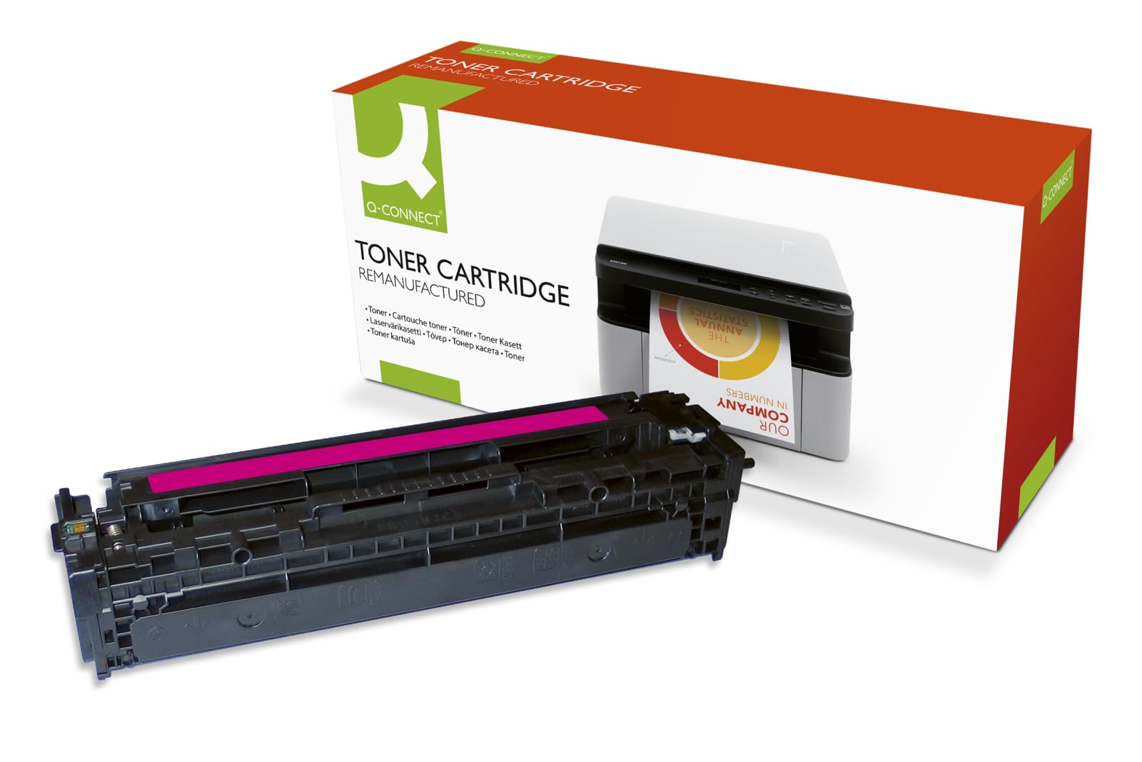 Q-Connect Compatible Solution HP 128A Laserjet Toner Cartridge Magenta CE323A-COMP