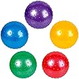Rhode Island Novelty 7 Inch Knobby Balls Assorted Colors 12 Pack