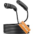 VIVAVOLT NACS Extension Cord,21/30/40ft Up to 50A 240V Without Drops in Power,Compatible with Model 3/Y/X/S,EV Charger Extension Cable Level 1&2 (30ft)