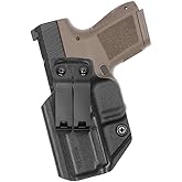 Tulster IWB Profile+ Kydex Holster in Left Hand fits: Canik Mete MC9 | Optic Compatible Inside The Waistband Appendix Concealed Carry