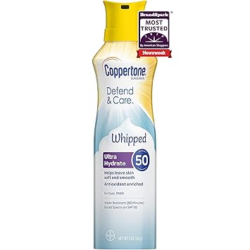 coppertone defend and care face spf 50