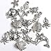PiercingJ Lot 40x Marine Ocean Fish & Sea Creatures Charm Beads Tibetan Silver Finding