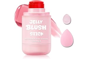 AWCCXMYM Jelly Tint Blush for Checks Natural Jelly Texture Blush Stick for Eyes, Lips Tint Long-Lasting Hydrating Liquid Blus