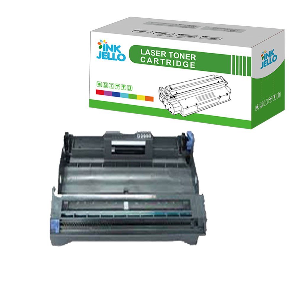 InkJello Compatible Drum Unit Replacement for Brother DCP-7010 DCP-7010L DCP-7020 DCP-7025 Fax-2820 Fax-2920 HL-2030 HL-2040 HL-2050 HL-2070 HL-2070N HL-2500 MFC-7225N MFC-7420 DR2000 (Single-Pack)