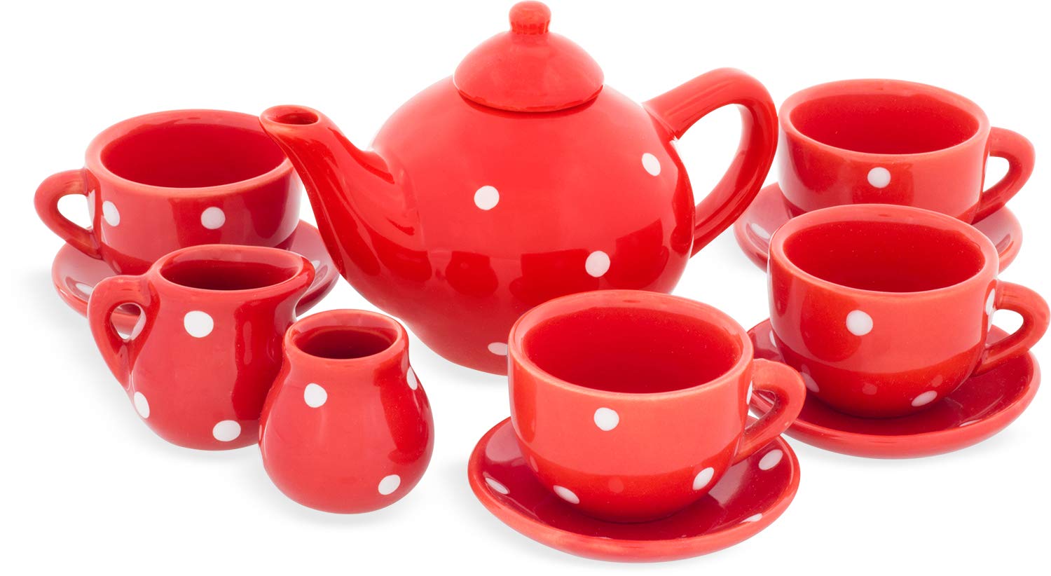 Ulysses Dotted Tea Set (Red) Buy Online in United Arab Emirates at desertcart.ae. ProductId