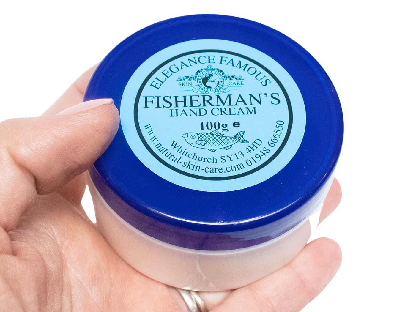 Fishermans Nourishing Hand Cream 100g by Elegance Natural Skin Care Restore and Repair Dry Chapped Outdoor Hands