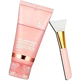 Collagen Face Mask Hydrating Mask Collagen Night Wrapping Peel Off Facial Mask Pack ,Brightening Firmer Appearance Elasticity And Hydration Care, Reduces Sagging And Dullness, Korean Skin Care