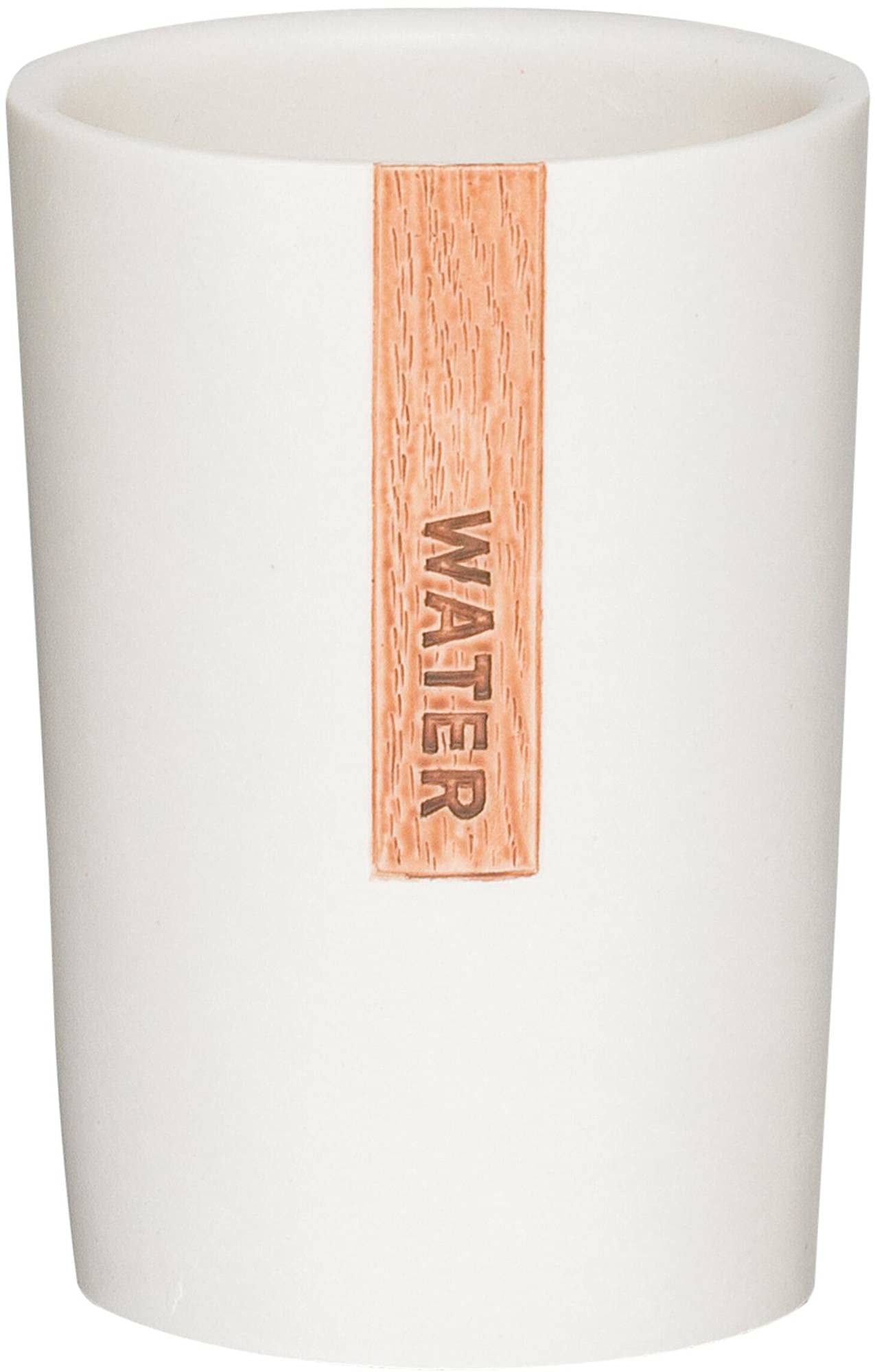 Sealskin Pierra Tumbler, Polyresin, White, 8.1 x 10.8 x 7.3 cm