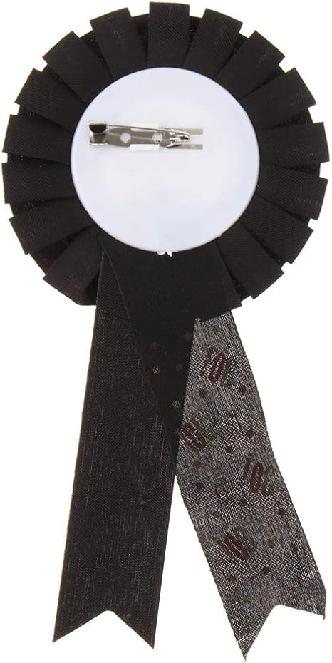 Amazon リボンロゼットバッジ ブローチピン 大人の誕生日パーティー ４タイプ選べ 30 バッジ おもちゃ