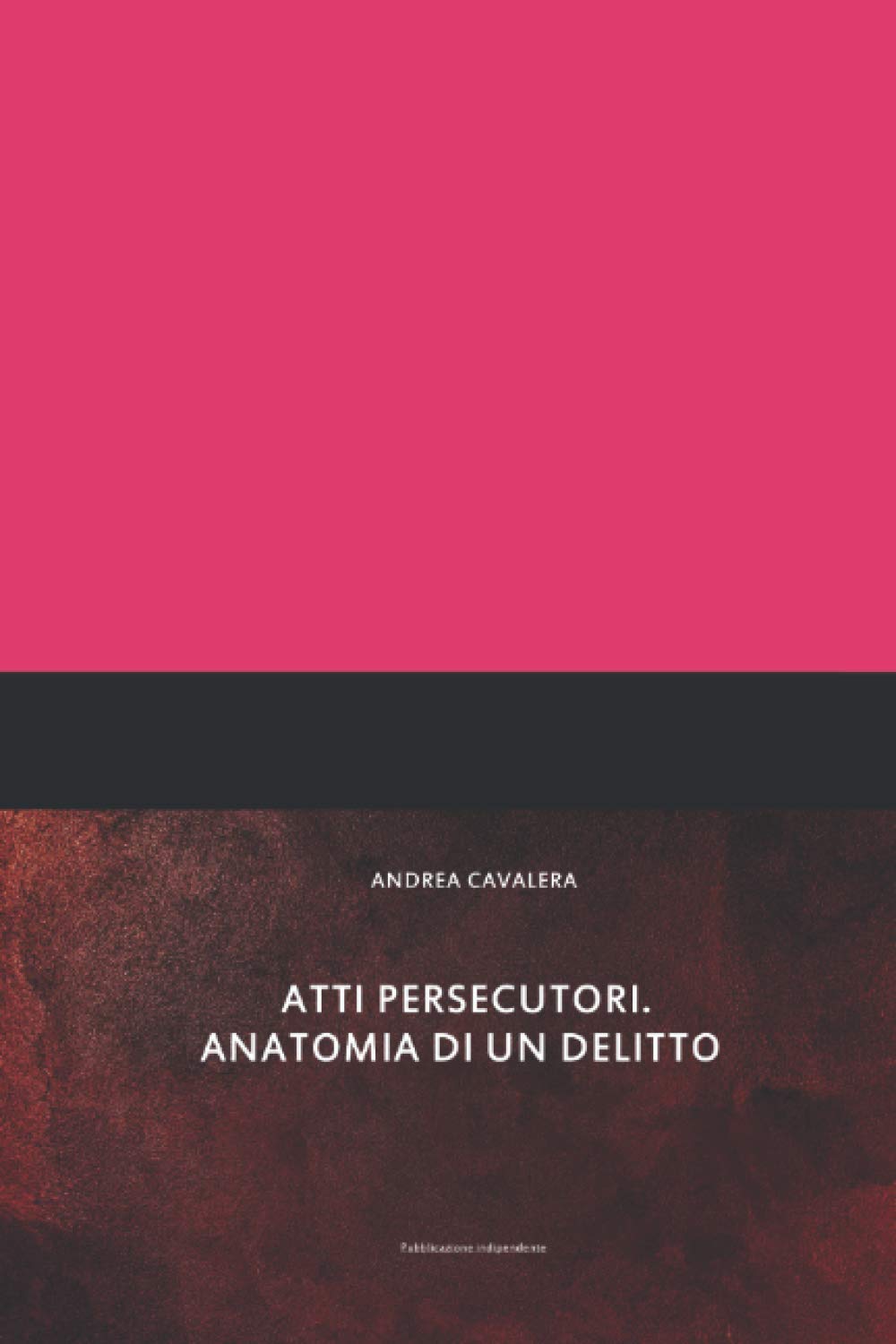 Atti Persecutori Anatomia Di Un Delitto Italian Edition Cavalera Andrea Cavalera Andrea 9798587210493 Amazon Com Books