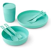 Sea to Summit Passage 1-Person Camping Dinnerware Set, Plate, Bowl, Mug, Utensils