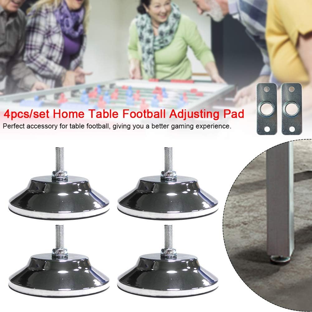 4pcs/set Billiard Table Feet,Universal Adjustable Levelers Furniture Levelling Feet Adjusting Pad Billiard Table Leg Leveler for Football Table Pool Table Home Table: Home Improvement