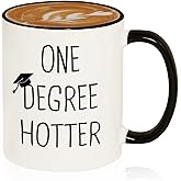 Graduation Gifts for Her, Him - 11oz Ceramic One Degree Hotter Mug - 2026 Funny College, Masters Degree, Phd, Nursing & Nurse, High School Grad Gifts for Women Men, Graduation Party Decorations