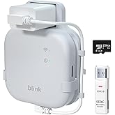 Blink 256GB Micro SD Card for Blink Sync Module XR Outlet Wall Mount, Short Cable Save Space, Easy Move Mount Bracket with Re