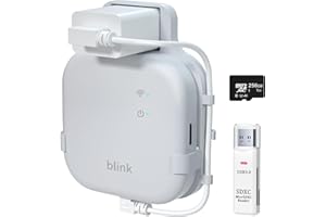 Blink 256GB Micro SD Card for Blink Sync Module XR Outlet Wall Mount, Short Cable Save Space, Easy Move Mount Bracket with Re