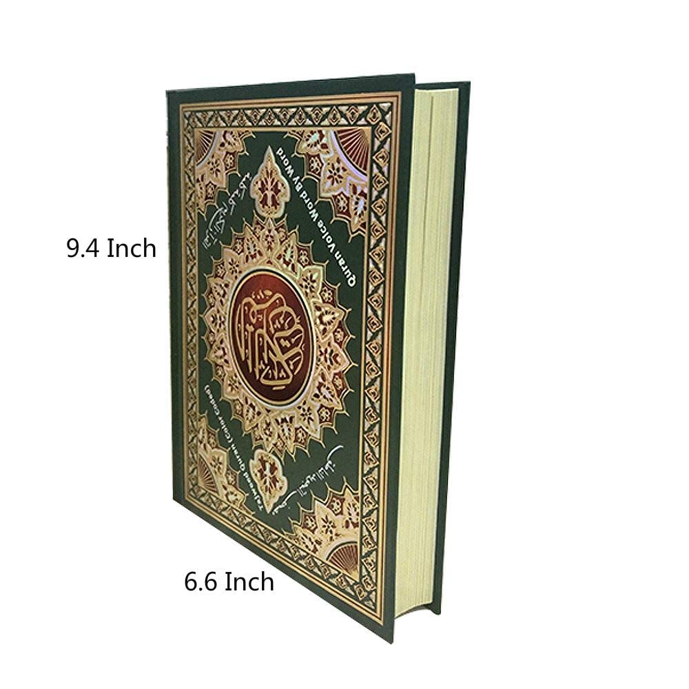 Digital Quran Pen Reader with Extra Large colour coded Tajweed Quran. Includes 4 extra Books