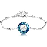 MONGAS Mustard Seed/Tree of Life/Airplane Bracelet for Women Sterling Silver Mustard Seed/Tree of Life/Airplane Jewelry for Women