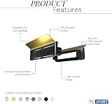 XFORT MailPlate Luxe 12in Satin Brass Letterplate by UAP for 40-80mm Doors view 5