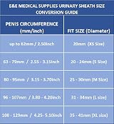 E&E Medical 5X External Catheter Men 30mm + Fixing Strap Latex view 6