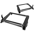 DNA MOTORING SBK-LM-HC06 Pair of Low Mount Racing Bucket Seat Mount Brackets Compatible with 06-11 Civic, Black