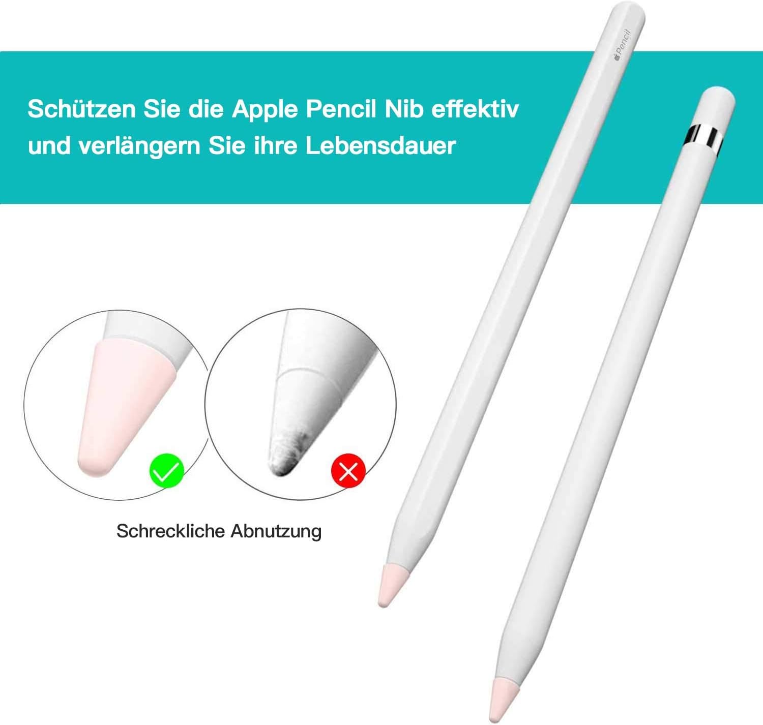 Apple Pencil Spitze Abnutzung