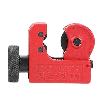 Plastic Tube Cutter, 3-16mm Aluminum Tube Cutter Mini Ball Bearing Cutter Roller Tube Cutting Tool for Metal Pipe Ball Bearing Cutter