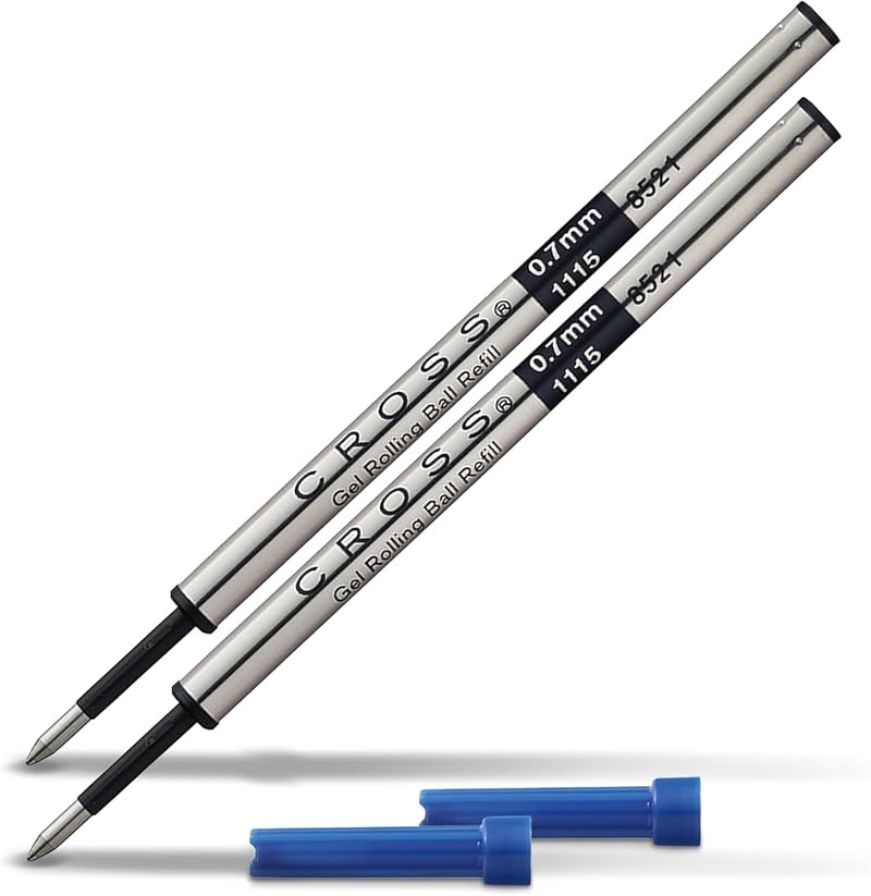 CROSS Gel Ink Rollerball Refills Blue for Selectip Pens 2 Pack