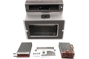 BUSIDN Stainless Heater Box Assembly Compatible with the Kenworth T600, T660, T800, W900- HVAC Box Includes All Parts