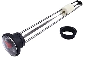 SUKATC 5022917 5101378YP 5022917SM 12" Fuel Gauge & Grommet Compatible with Cub Cadet 735-0699, Ferris IS500Z IS600Z, Snapper Pro S125Xt S150X