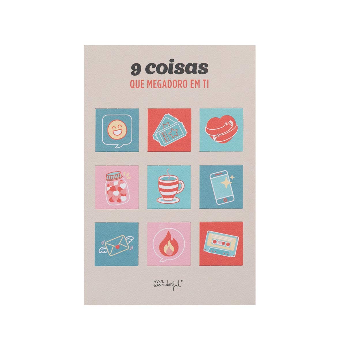 Cartão com menagens secretas – 9 coisas que megadoro...