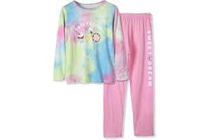Beezizac Pajamas for Girls 100% Cotton Tie dye Unicorn Mermaid Sleepover PJ Set Size 4T-18