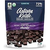 Artisan Kettle Organic Extra Dark Chocolate Chunks, 9 Oz