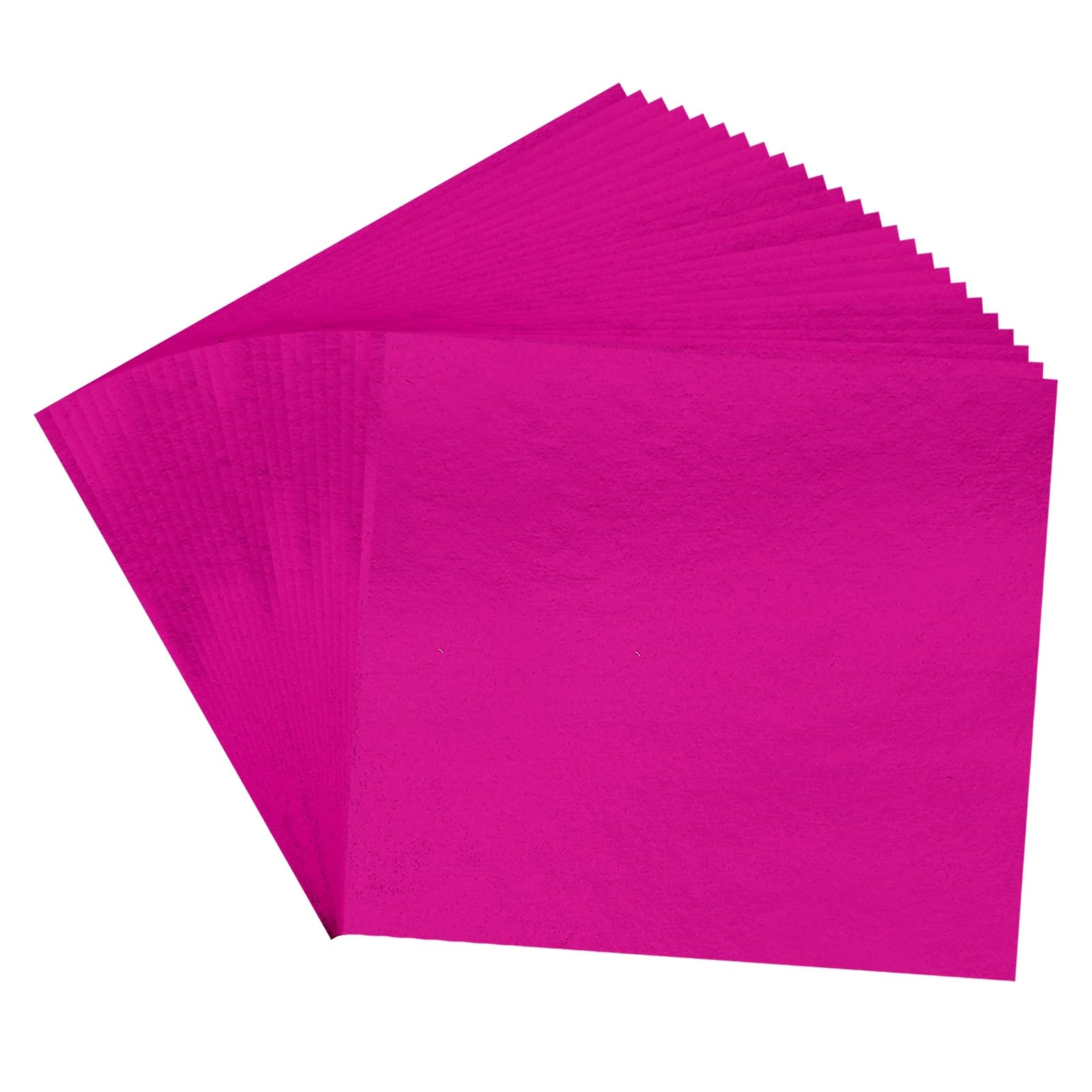 PATIKIL Gold Leaf Sheets for Art 8.5x9.5cm, 100 Pcs Gold Foil Sheet Metallic Leaf Papers for DIY Crafts Resin Furniture Nails Paintings Home Decoration, Pink