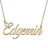 HUAN XUN Customized Custom Simple Any Name Necklace
