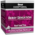 Dilmah Exceptional Leaf Berry Sensation, 20 Tea Bags, 1.41-Ounce Boxes (Pack of 6)