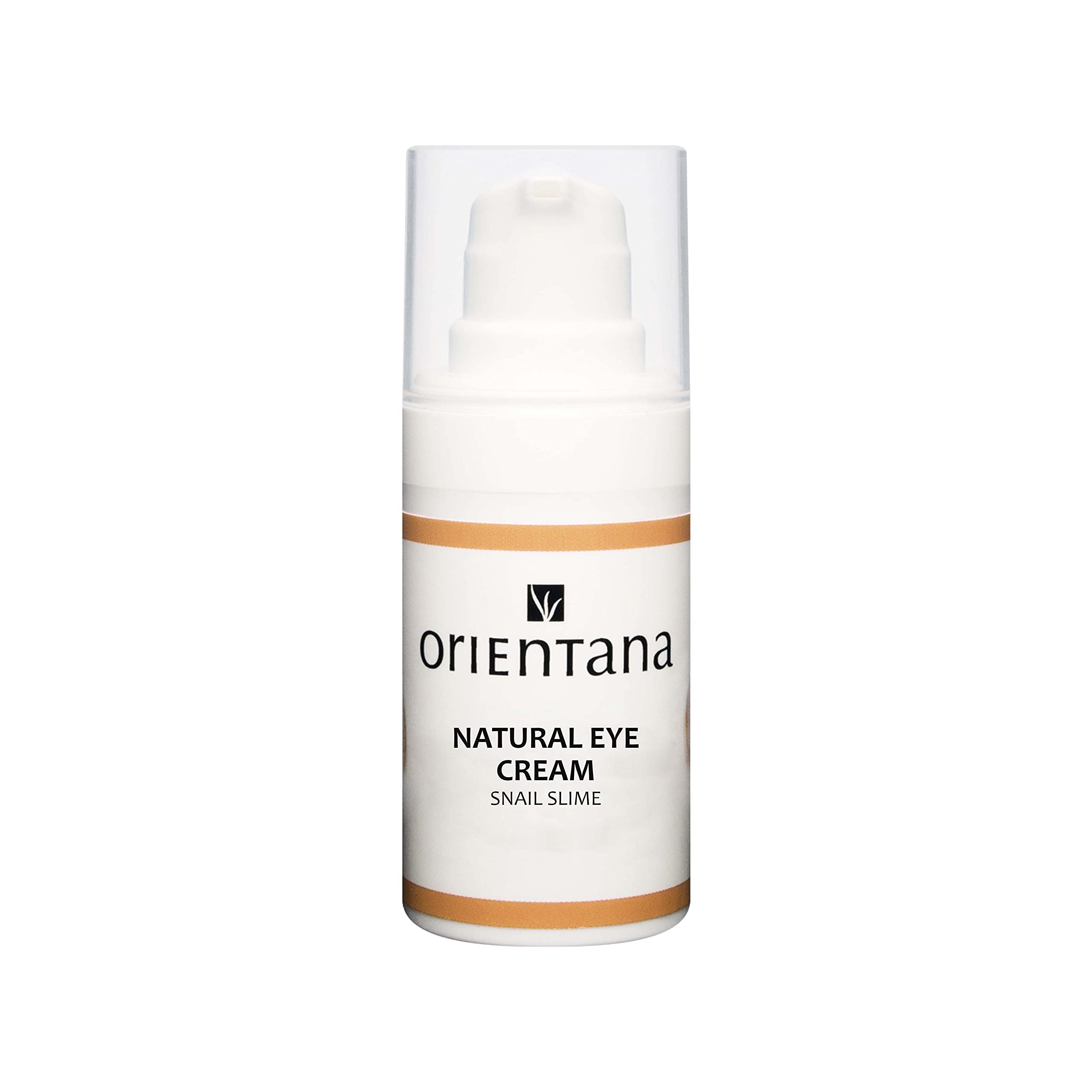 Orientana - Natural Eye Cream Snail | Wrinkles Dark Circles Puffy Eyes And Bags | Anti Aging Moisturiser For Women With Collagen & Caffeine | Brightening & Hydrating Eye Treatment - 15ml