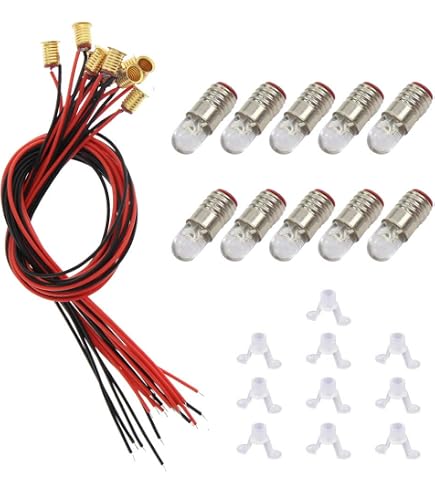 Kit 50 Lampadine Micro Bulbo 12V Diametro 4mm - Luci Per Diorami E Modellismo HO - Foto 6