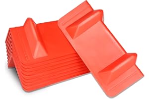 ANLU LOAD Red10-Pack Tiedown Corner Protector,Edge Protectors Flatbed,Protects Cargo Edges，Size:10.55＂x6.25＂x4.56＂