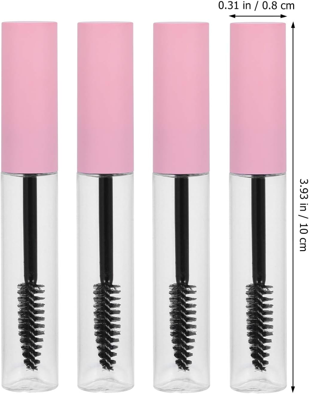 minkissy 10PCS Mascara Empty Bottle Empty Mascara Tube with Wand Plastic Eyeliner Tube Container Refillable Oil Bottle Lip Container for Women DIY Tubes 10ml - Image 3