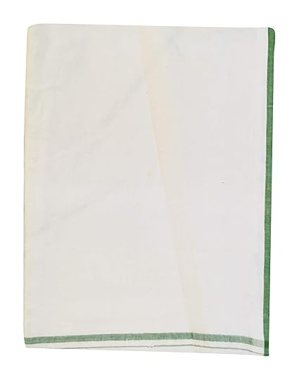 Men's Khadi Cotton Dhoti (White)