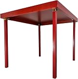 JYW Wooden Folding Poker Card Table Green Baize Heavy Duty Frame view 3