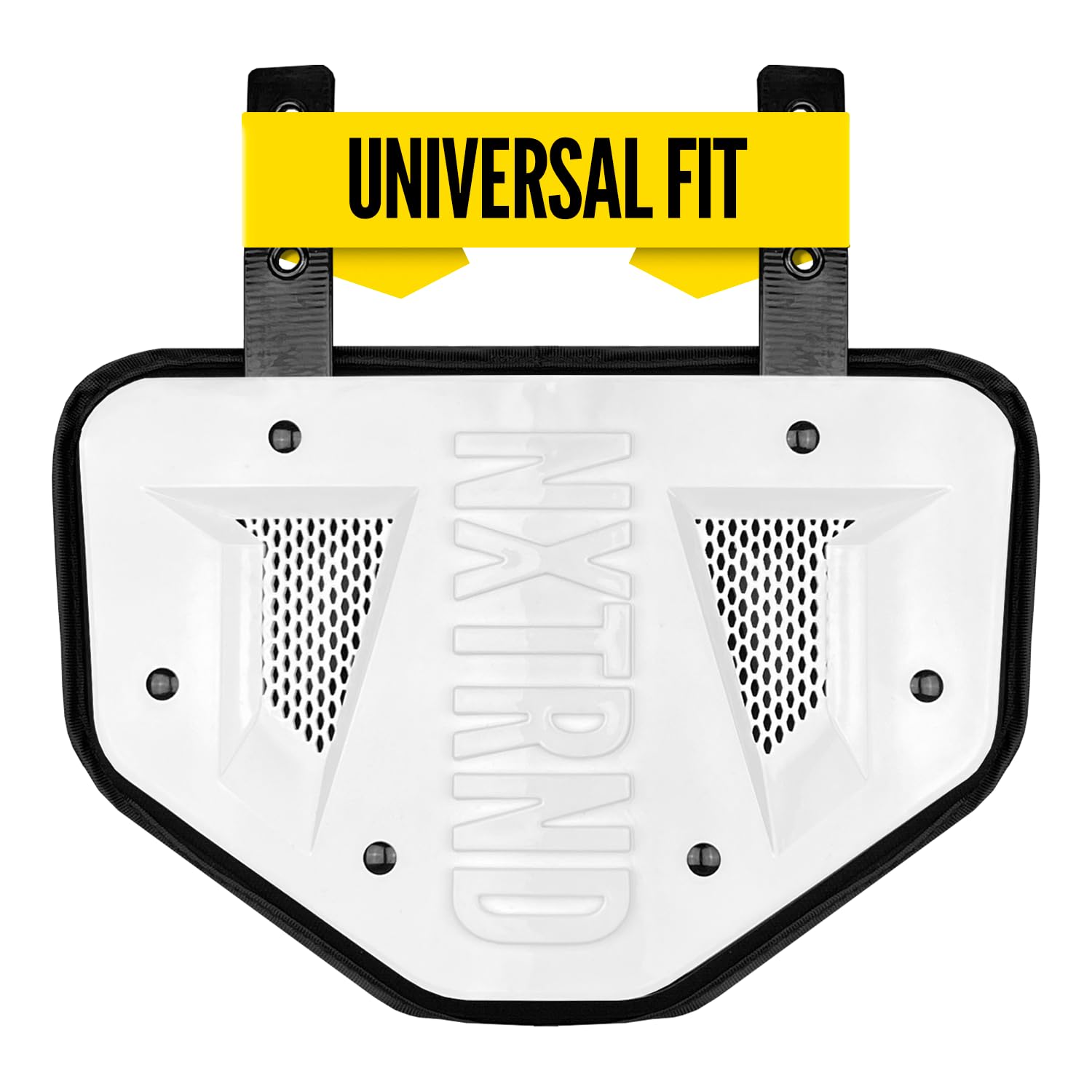 Photo 1 of Nxtrnd Football Back Plate, Professional Football Backplates for Shoulder Pads, for Adult & Youth (White, Adult)